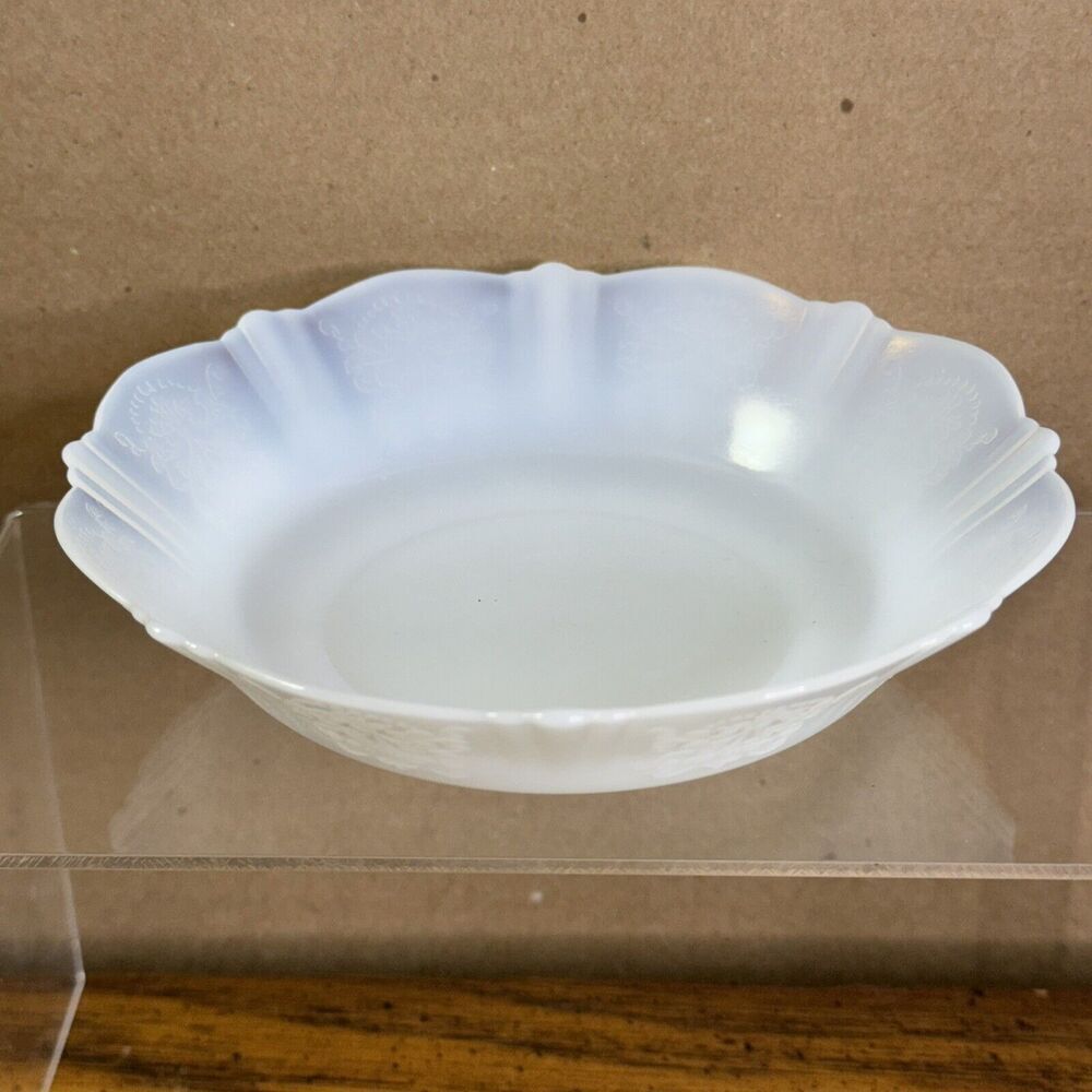 Vintage Macbeth Evans American Sweetheart Monax Bowl Dessert Small Thin Glass